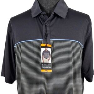 Pebble Beach Men's New Dry-Luxe Performance Polo Polyester Golf Sport Size 2XL